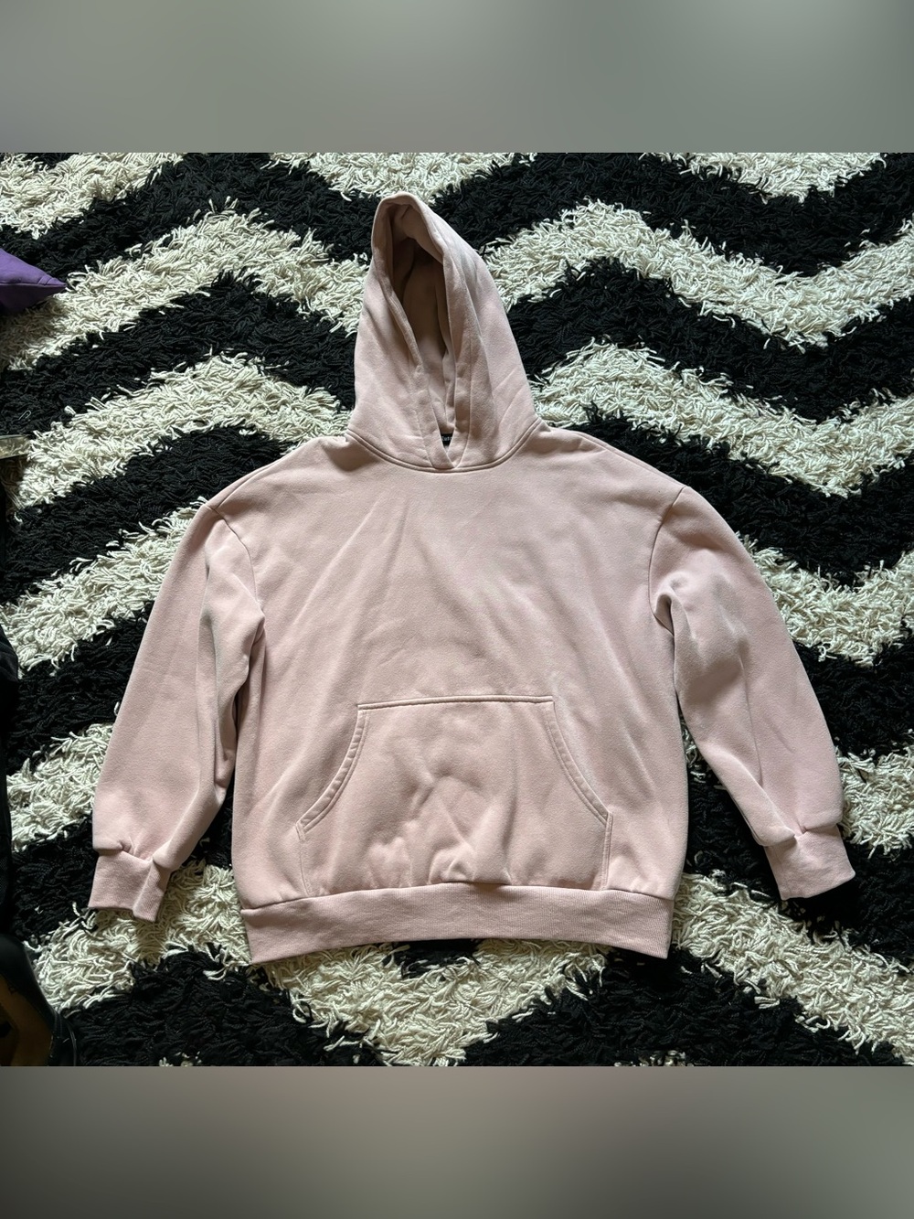 Automet Preppy Dusty Pink Hoodie Casual Sweatshirt